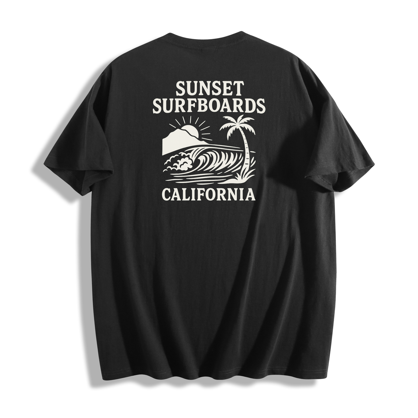 Sunset Surfboards Tee – California Beach Edition