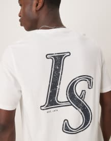 LS Monogram Graphic Tee – Vintage Letterpress Edition