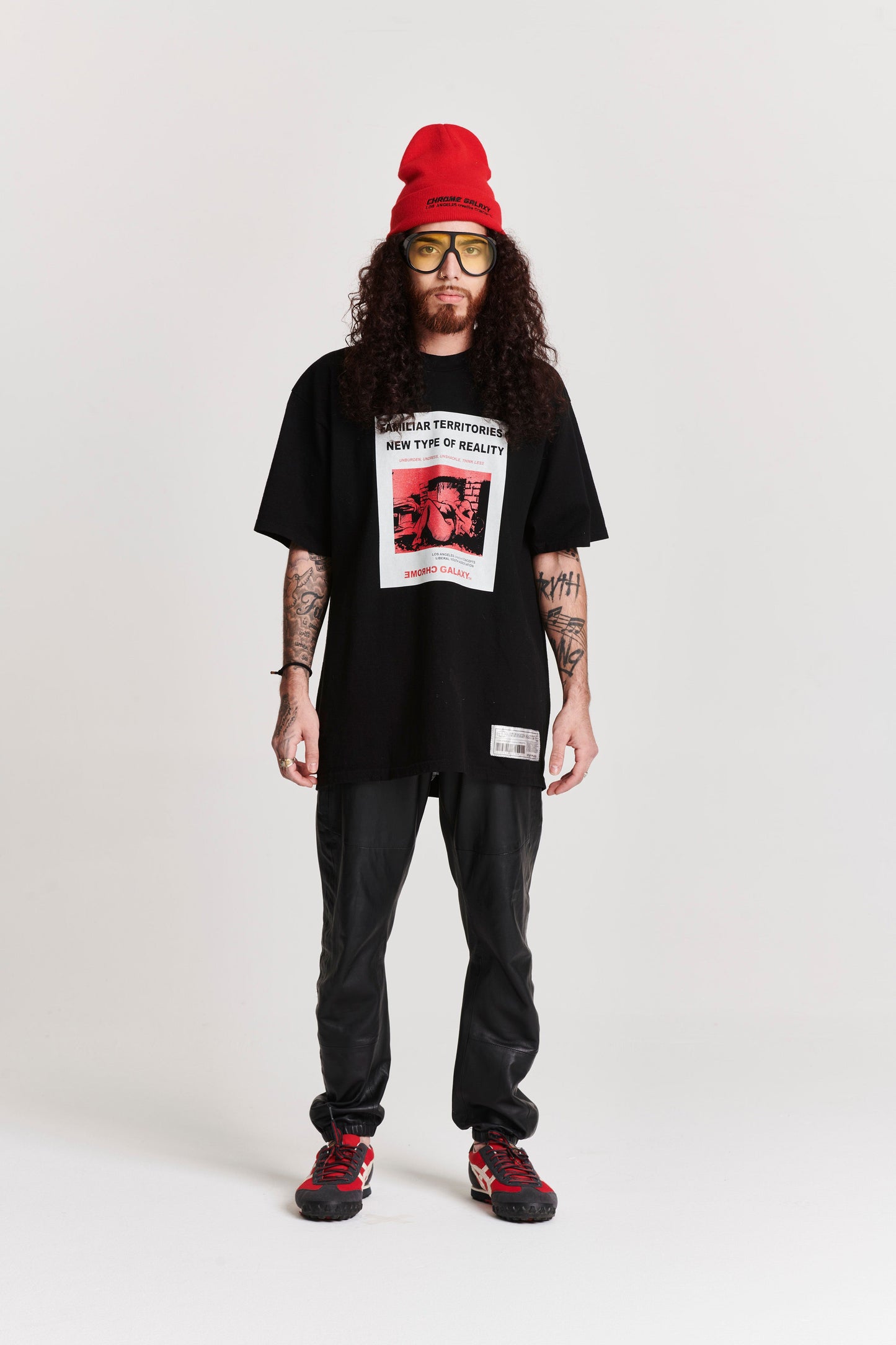 TERRITORY OVERSIZED SHORT SLEEVE T-SHIRT BLACK