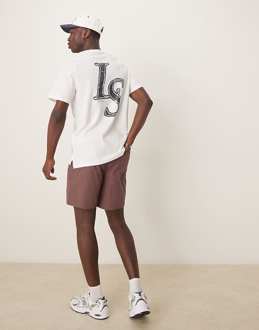 LS Monogram Graphic Tee – Vintage Letterpress Edition