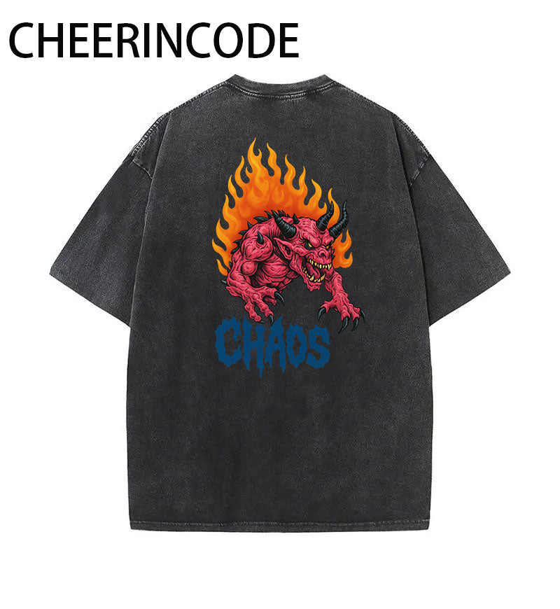 Men‘s Chaos Flame Graphic Tee