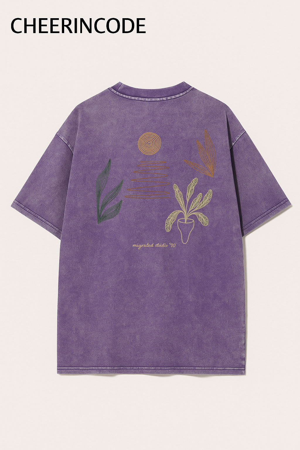 "Secret Garden" washed T-shirt