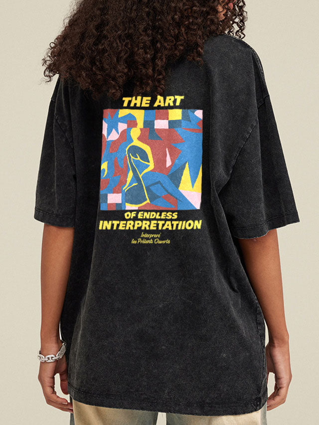 "Endless Interpretation" Washed Art T-shirt