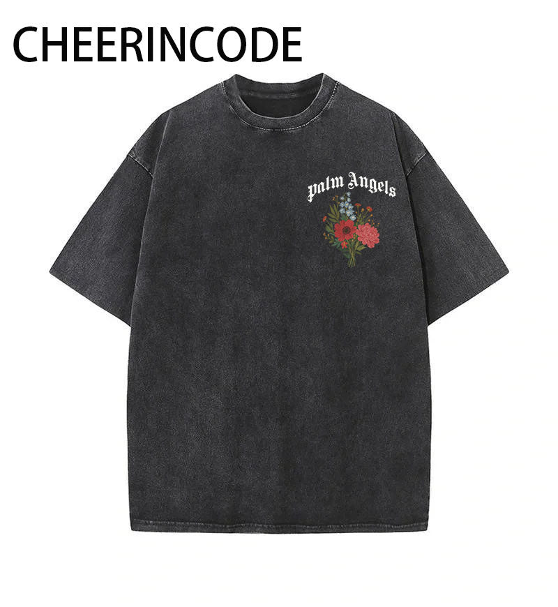 Men‘s Palm Angels Floral Graphic Tee
