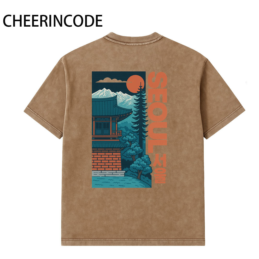 "Seoul Quiet" Washed T-shirt
