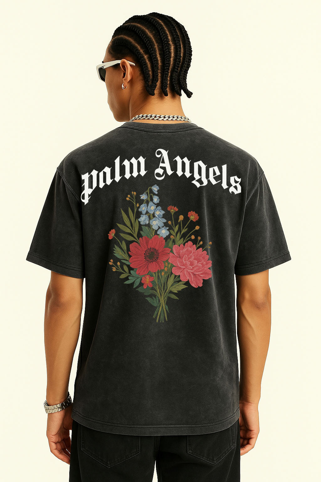 Men‘s Palm Angels Floral Graphic Tee
