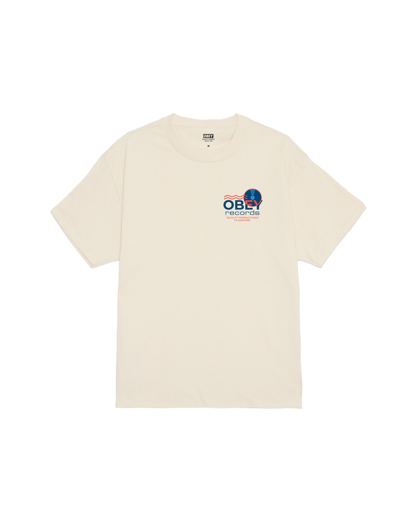 OBEY RECORDS SOUND WAVES CLASSIC T-SHIRT