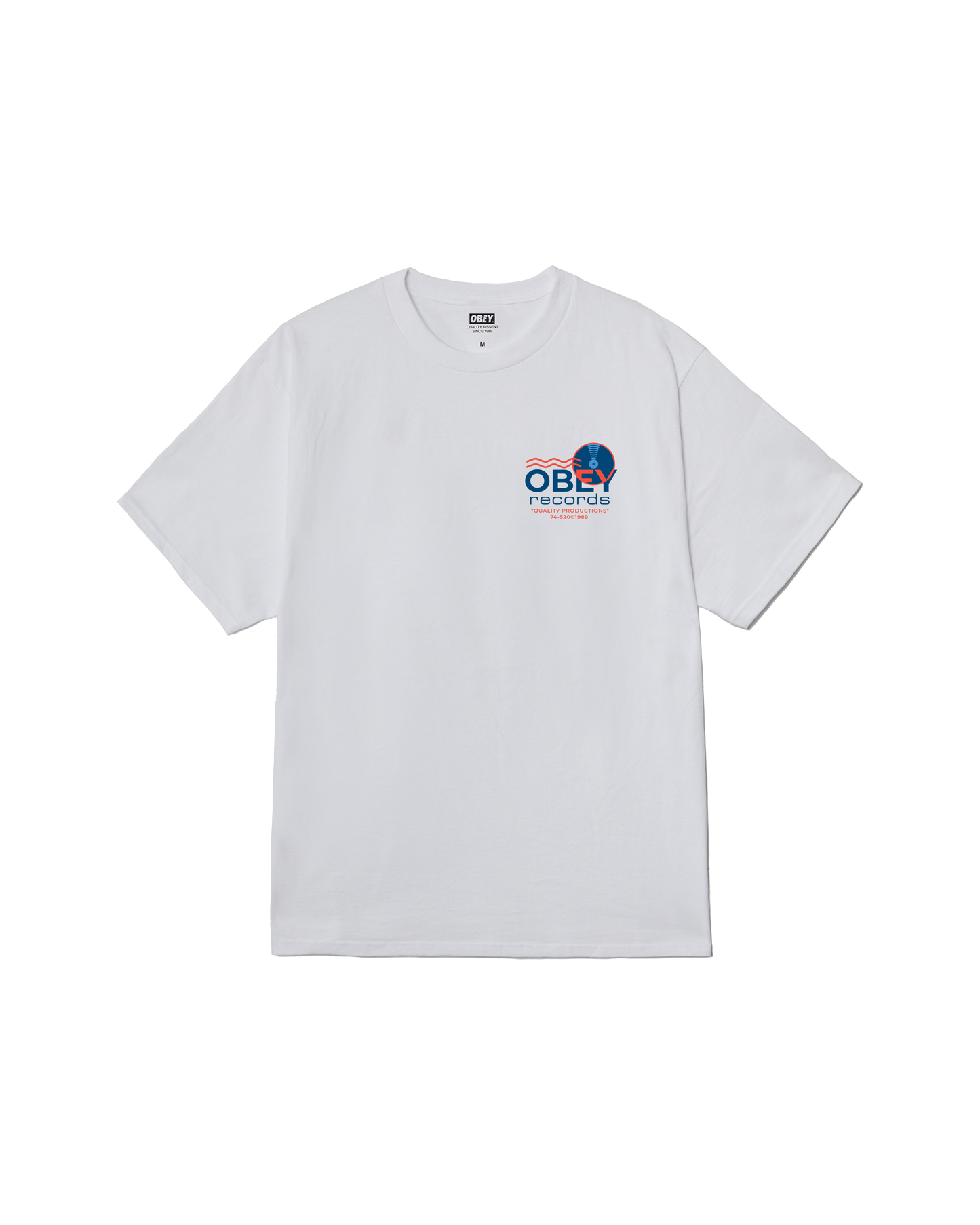 OBEY RECORDS SOUND WAVES CLASSIC T-SHIRT