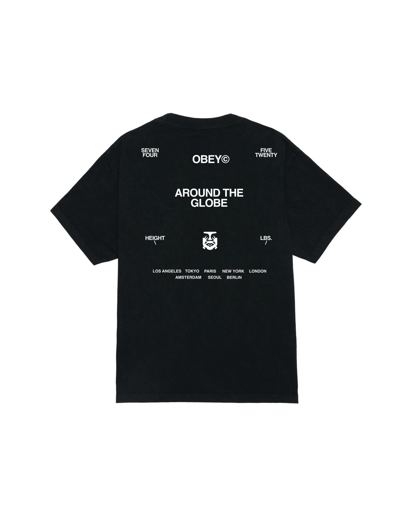 AROUND THE GLOBE PIGMENT T-SHIRT