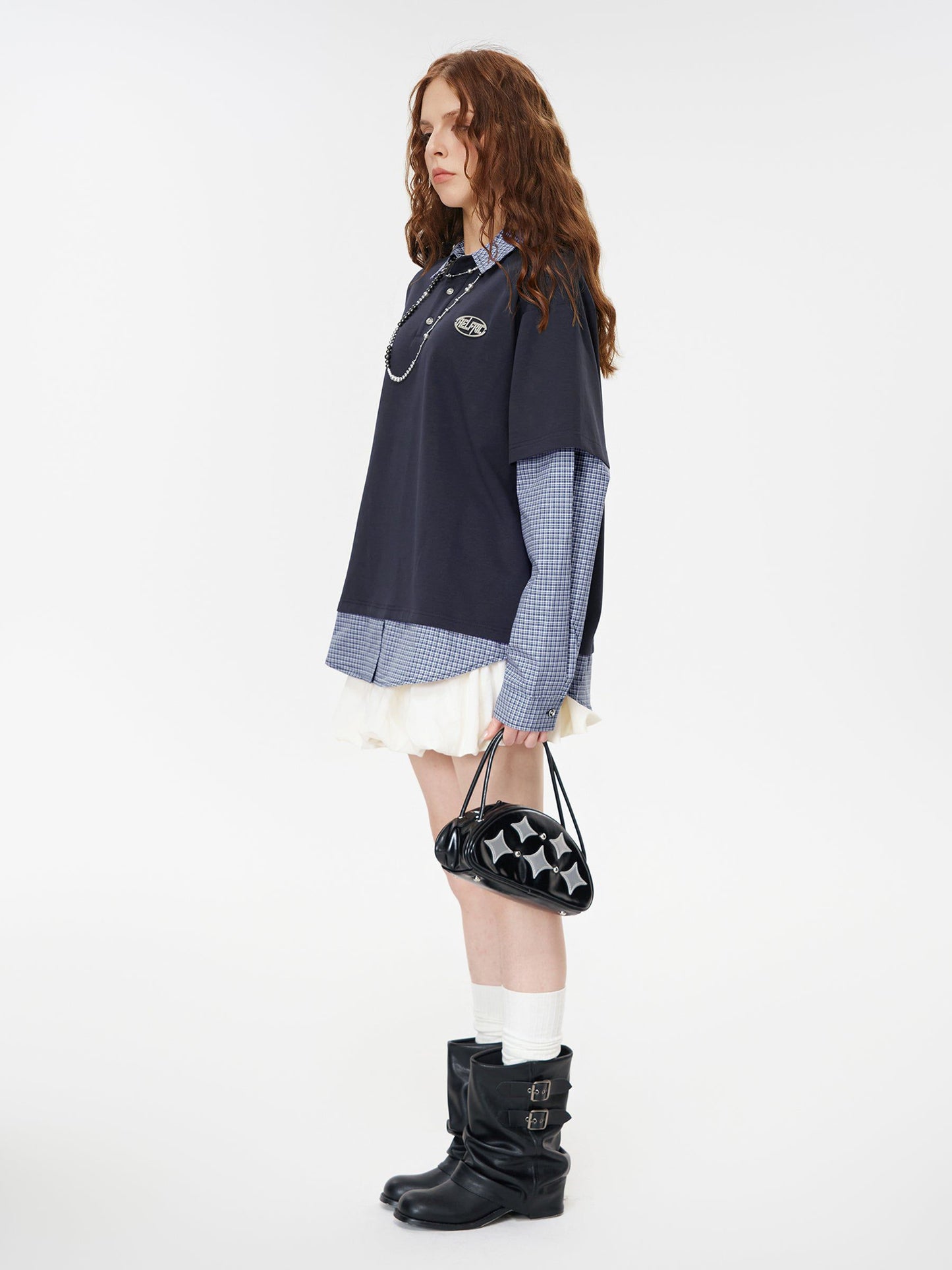 Aelfric Eden Double Layer Polo Long Sleeve Tee