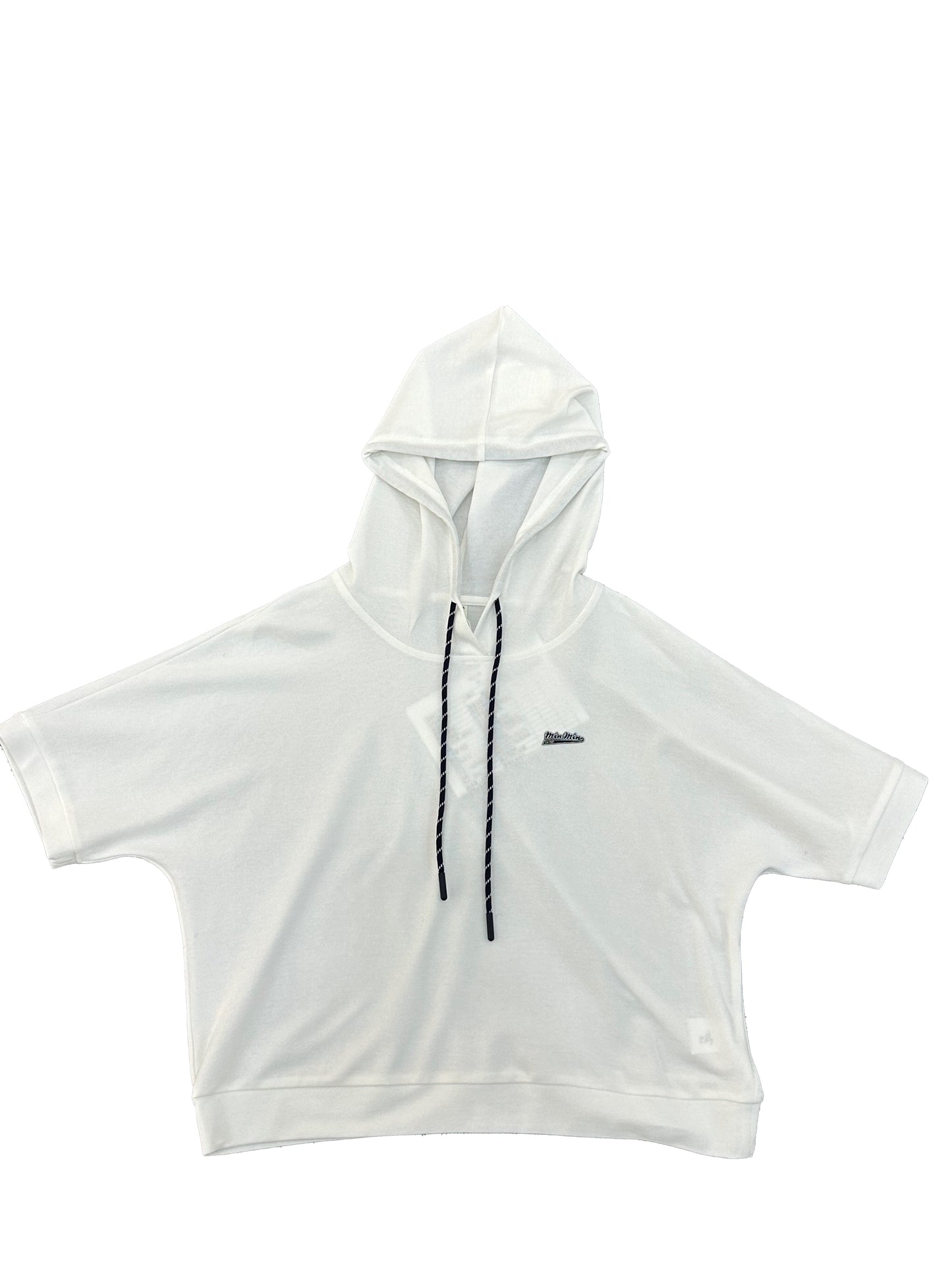 Fost Fish Women's Short Sleeve Hoodie with Drawstring
