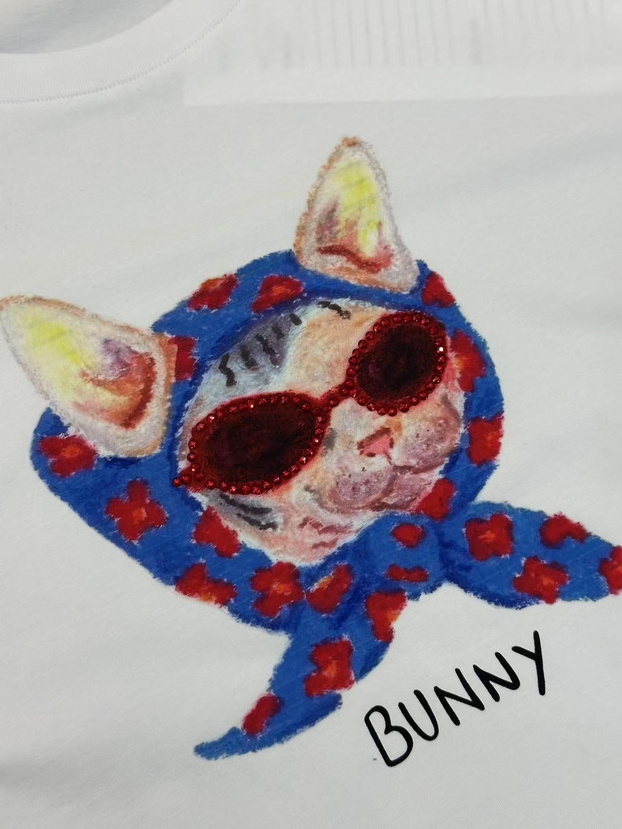 Fost Fish Women's Graphic Cat Print Tee