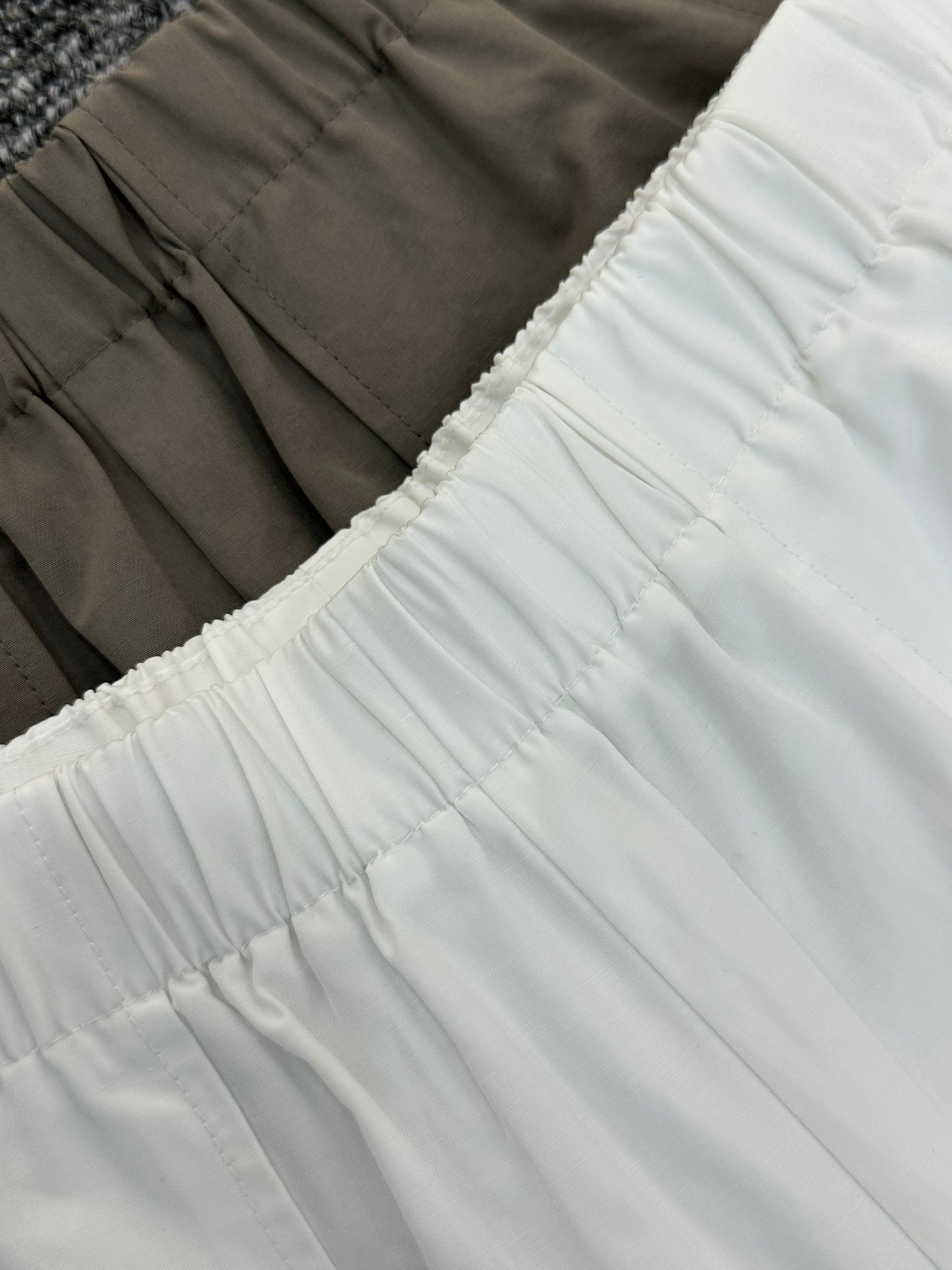 Fost Fish Women's White Cargo Pants with Drawstrings