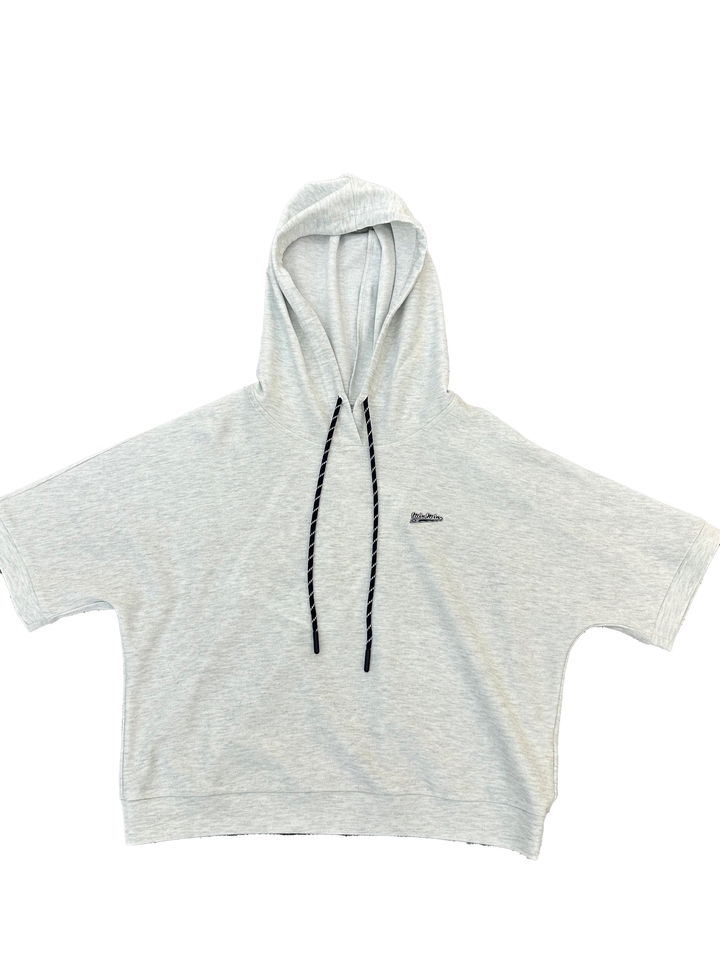 Fost Fish Women's Short Sleeve Hoodie with Drawstring