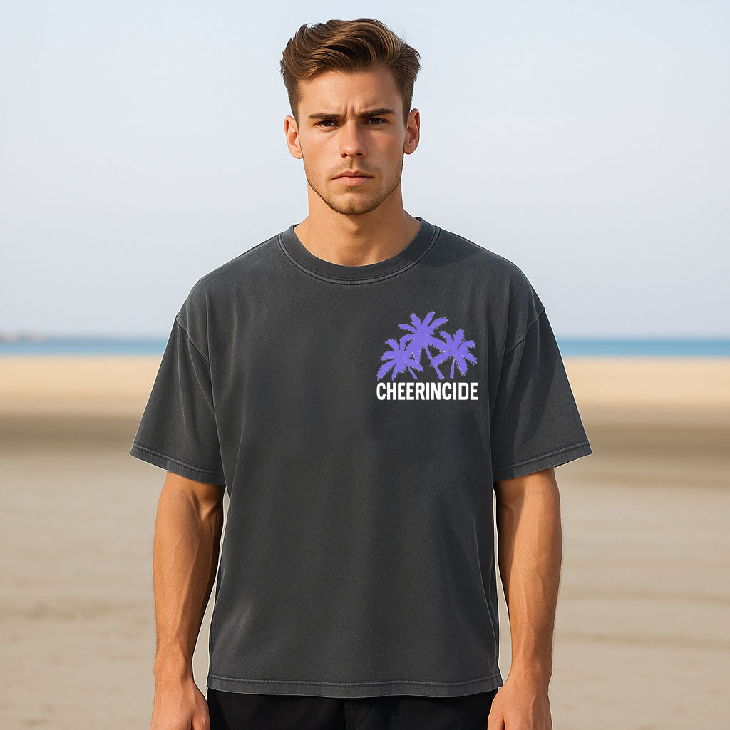 π΄ CheerinCide Palm Graphic Tee β Edgy Summer Vibes