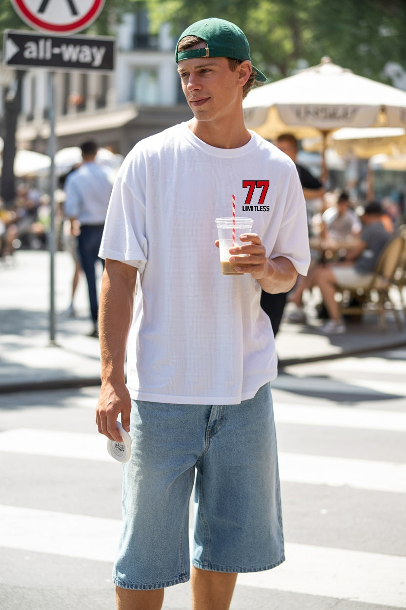 LIMITLESS 77 Graphic Tee – Street Racer Edition
