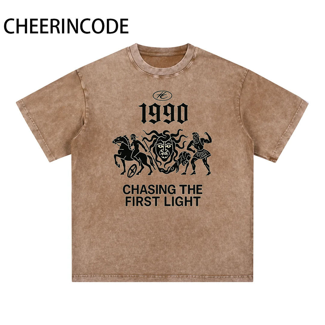 Men's "First Light Riders" Graphic Water Wash Tee