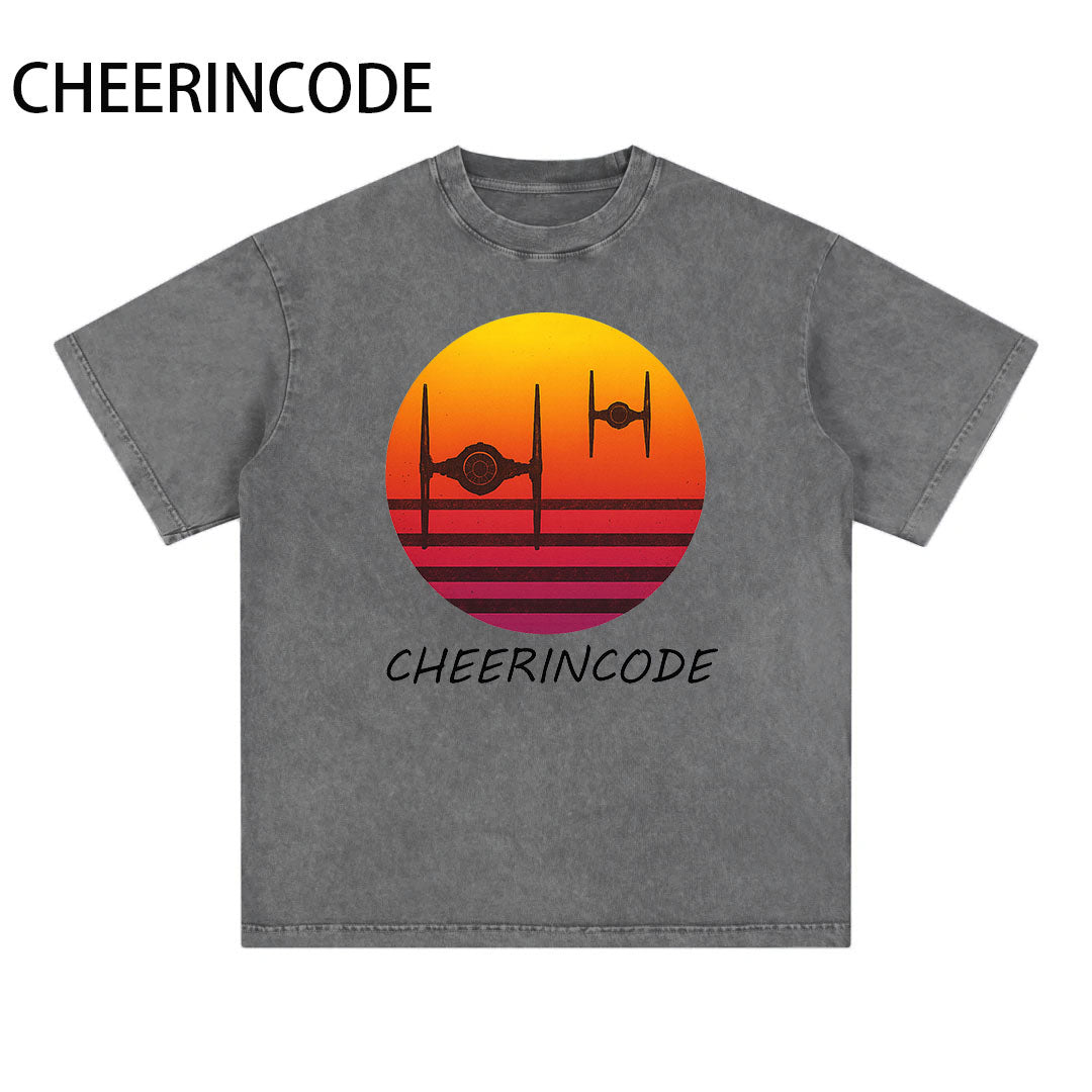 Men‘s “Galactic Sunset" Graphic Tee