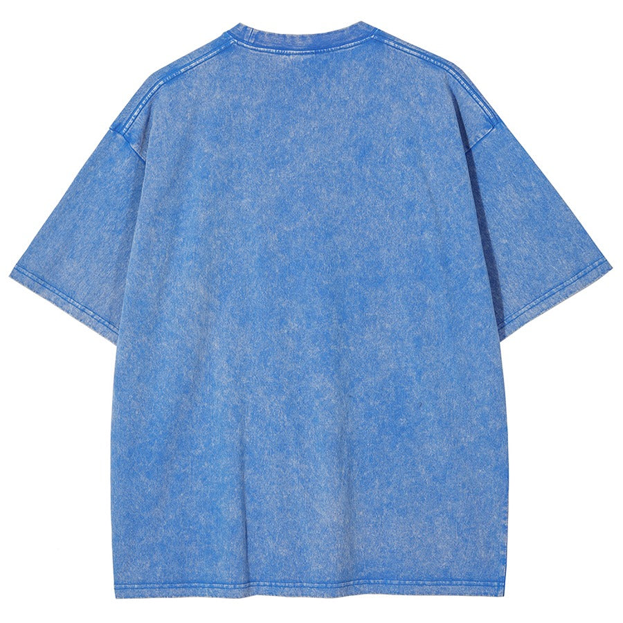 Skeletor & Grumpy Cat Vintage Graphic Tee β Washed