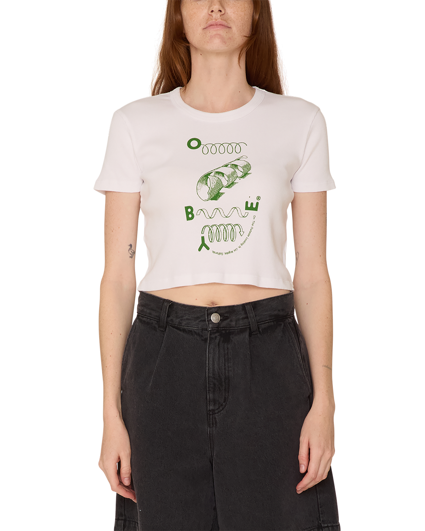 BOWE Biotech Totem Crop Tee