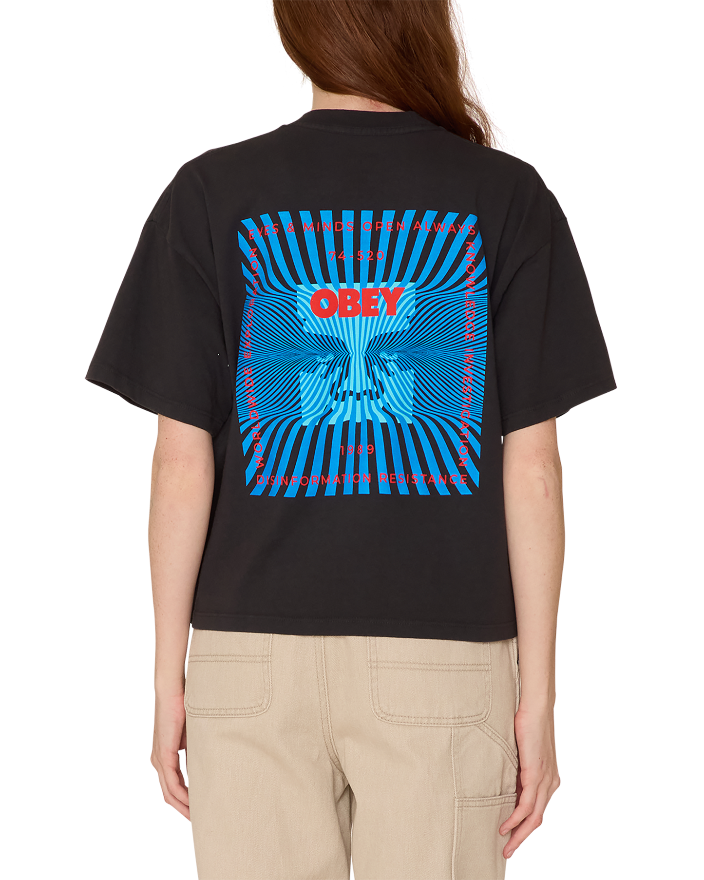 Optical Vision Graphic Oversized Tee