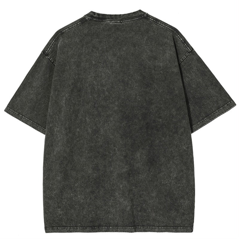 "HELL YEAH BROTHER" Fire Cat Tee β Vintage Washed
