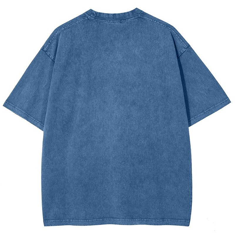 "HELL YEAH BROTHER" Fire Cat Tee β Vintage Washed