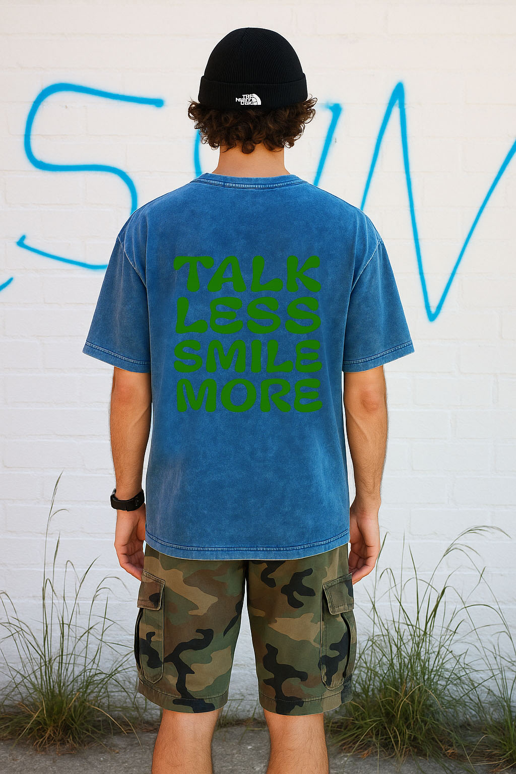 Men‘s Talk Less Smile More Graphic Tee