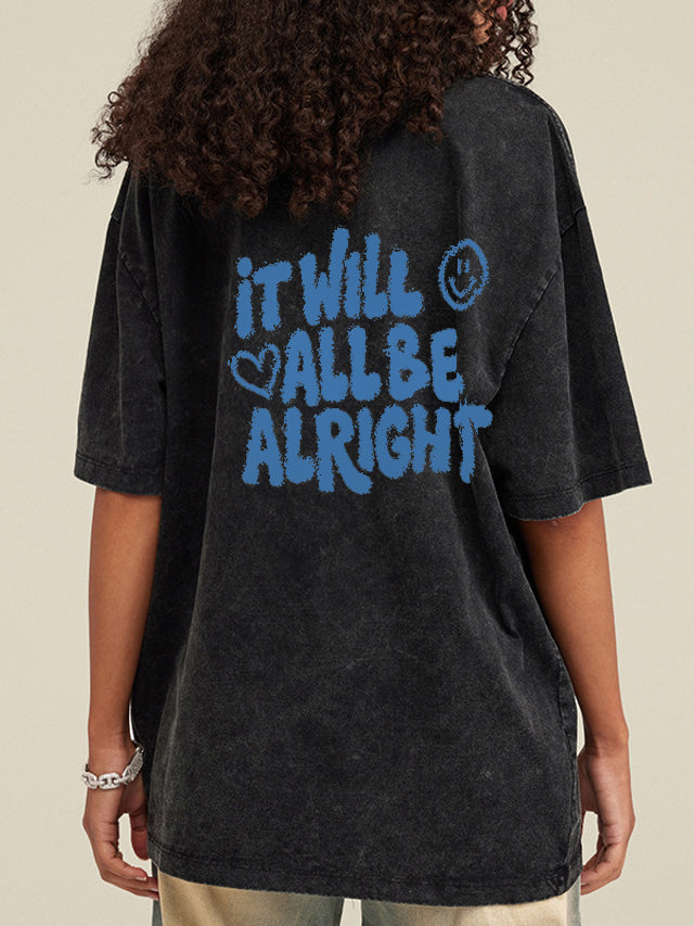 Women's All Be Alright Graphic Tee