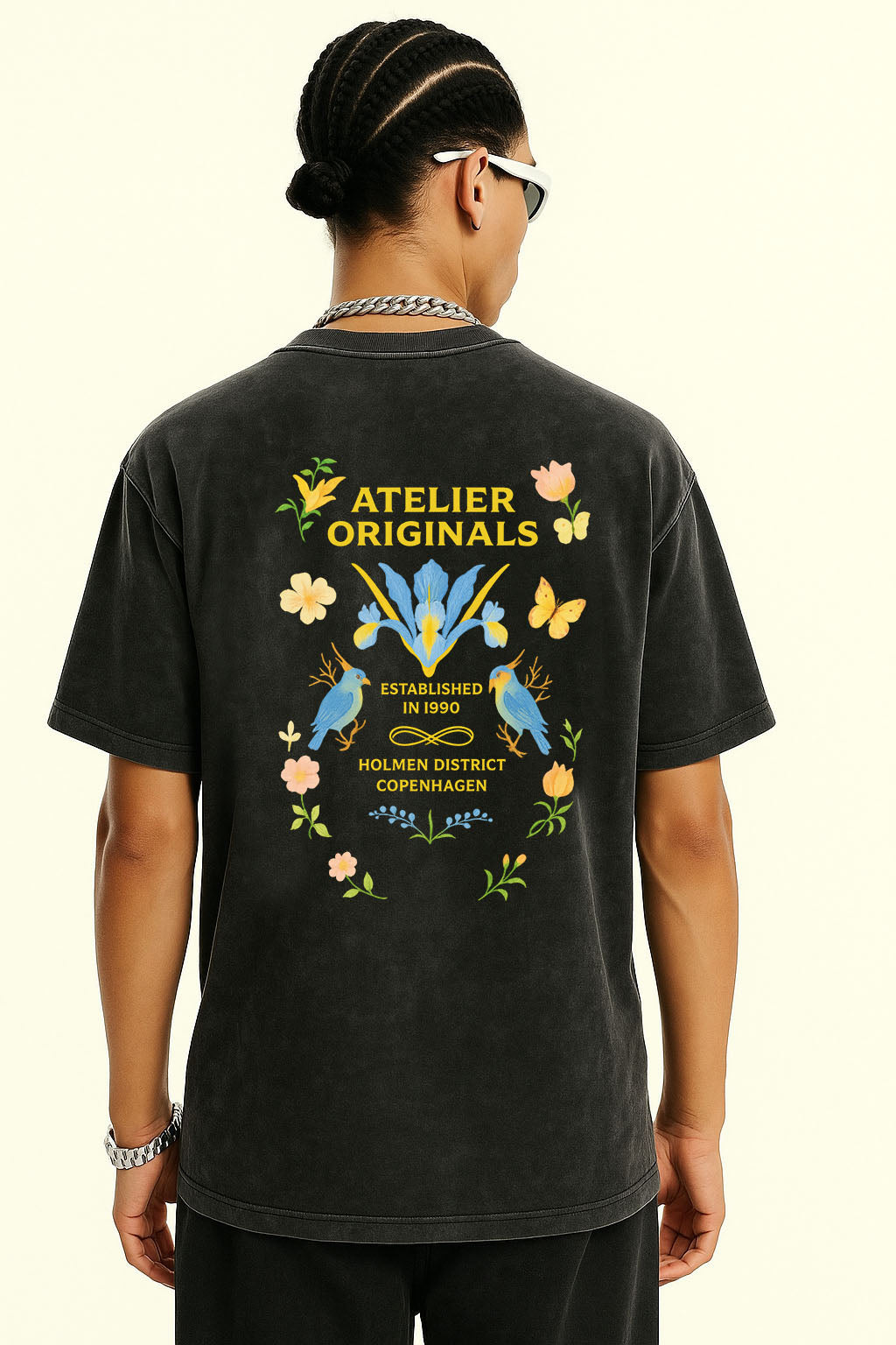 Men's "Nordic Garden" Graphic Tee