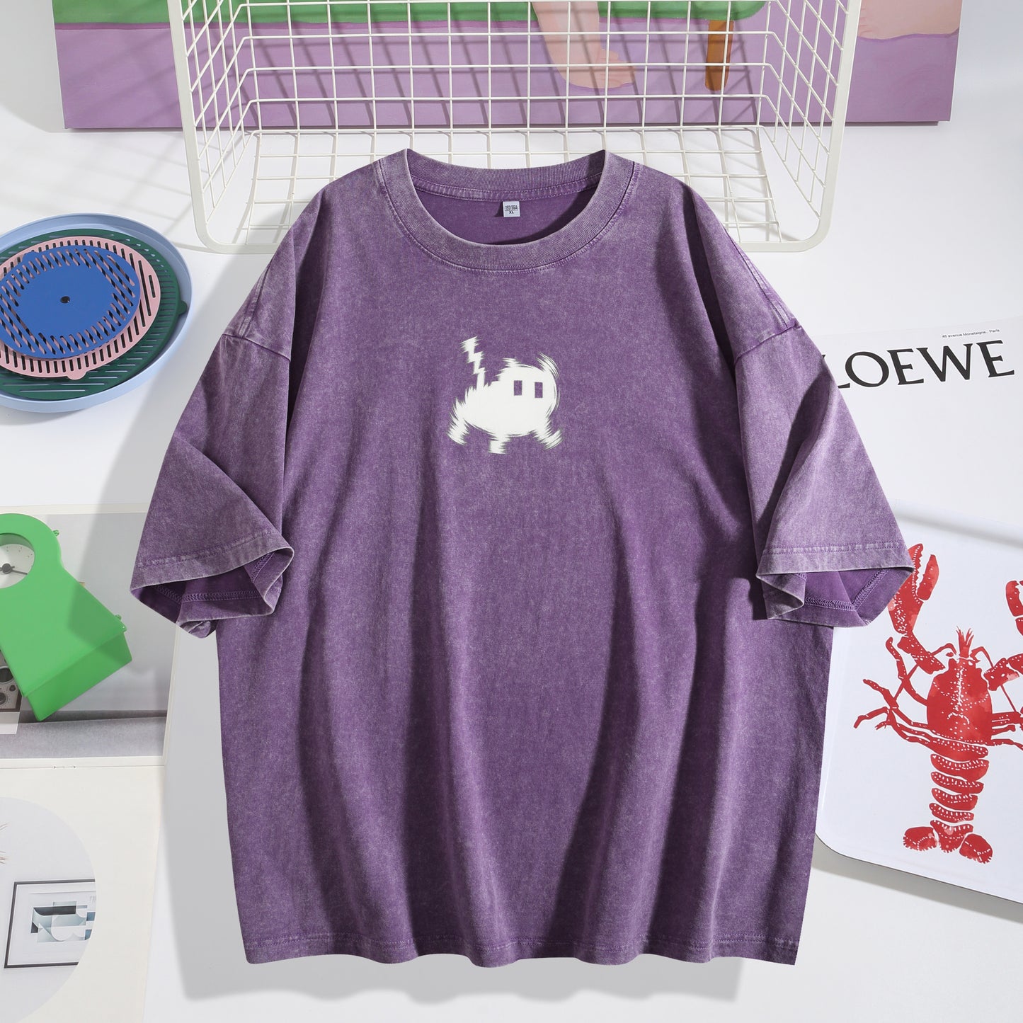Glitch Vibes Graphic Tee – Electric Edition