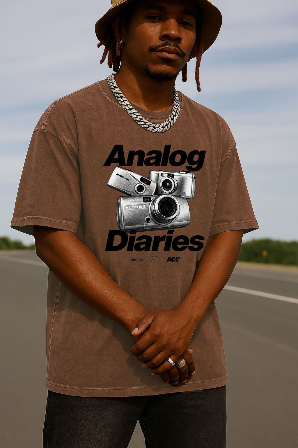 đź“·Film Vintage Camera Print Washed T-Shirt