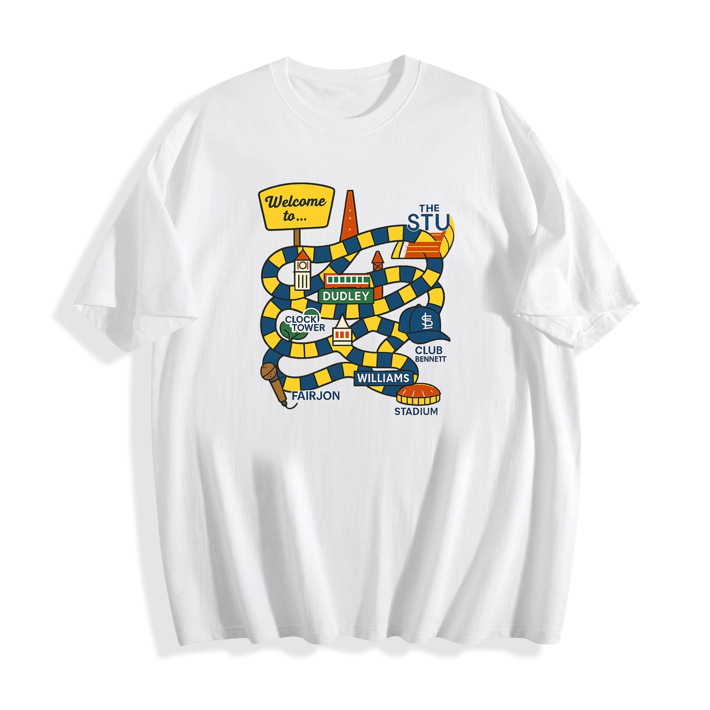 Welcome to the Map Tee – Campus Route Edition