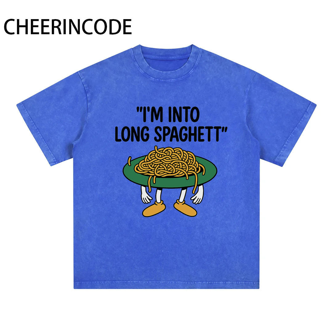 π I'm Into Long Spaghetti Graphic Tee β Fun & Quirky Edition