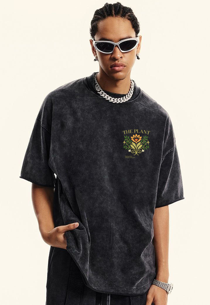 Minimalist Illustration Floral T-Shirt