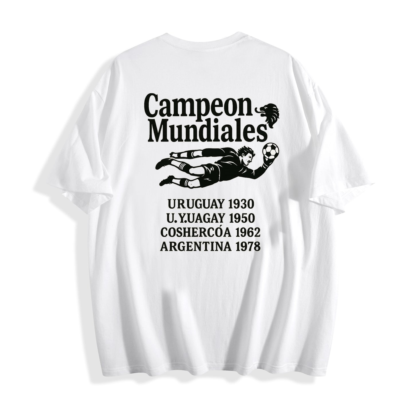 Campeon Mundiales World Champion Tee – Retro Soccer Edition