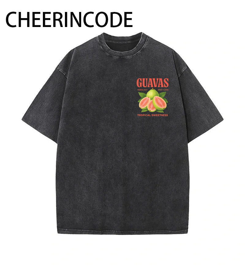 Tropical Sweet Guava Front and Back Printed T-Shirt
