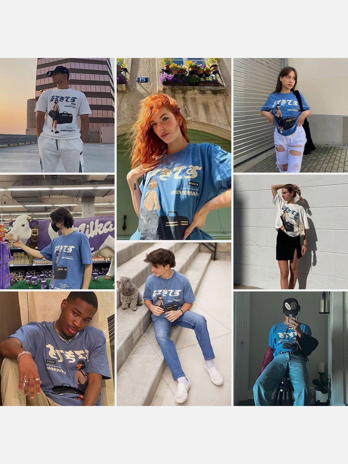 Aelfric Eden "好きです" Japanese Girl Graphic Tee