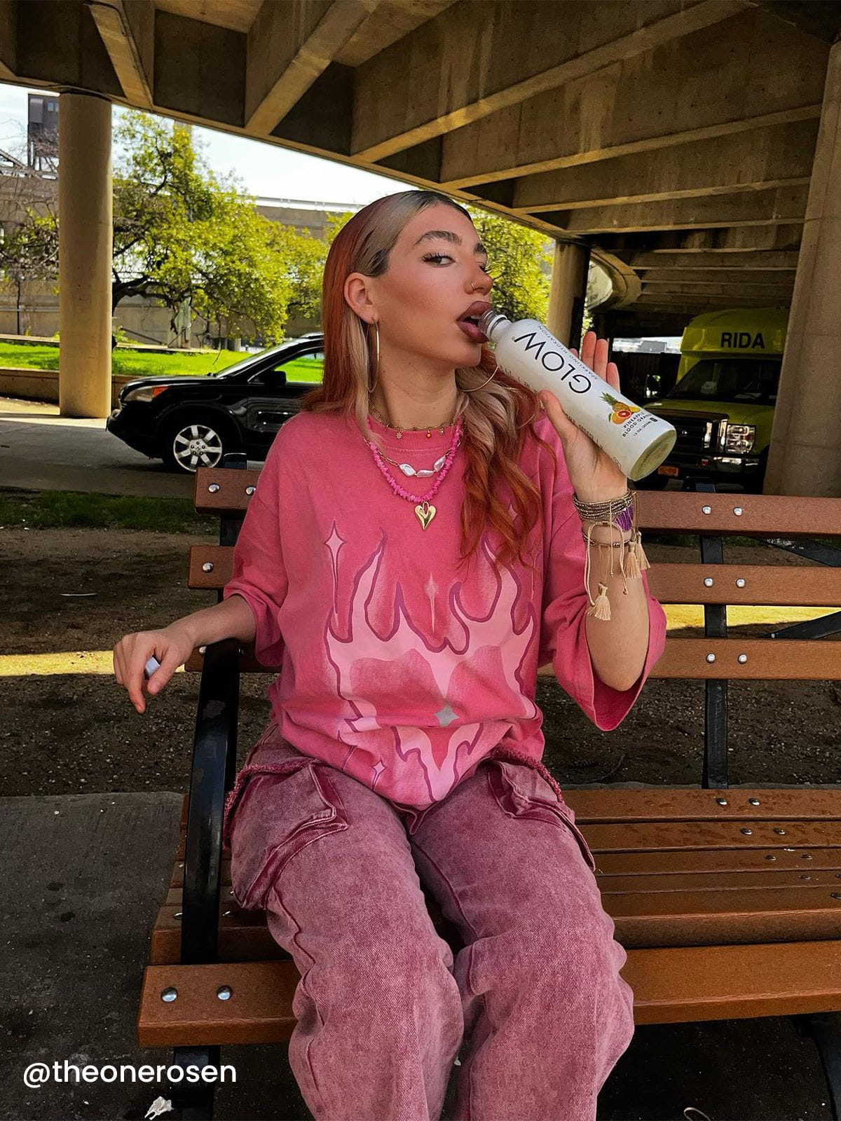 Aelfric Eden Love Flame Print Tee