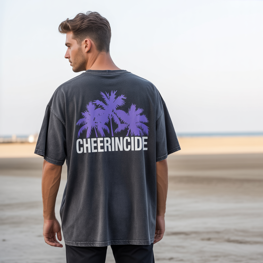 π΄ CheerinCide Palm Graphic Tee β Edgy Summer Vibes