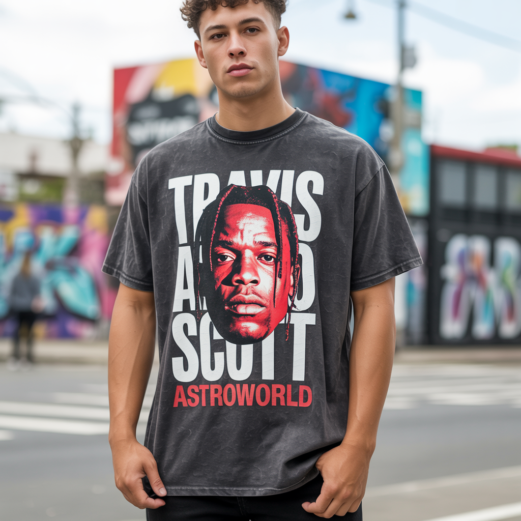 Travis Scott Astroworld Graphic Tee – Bold Artist Edition