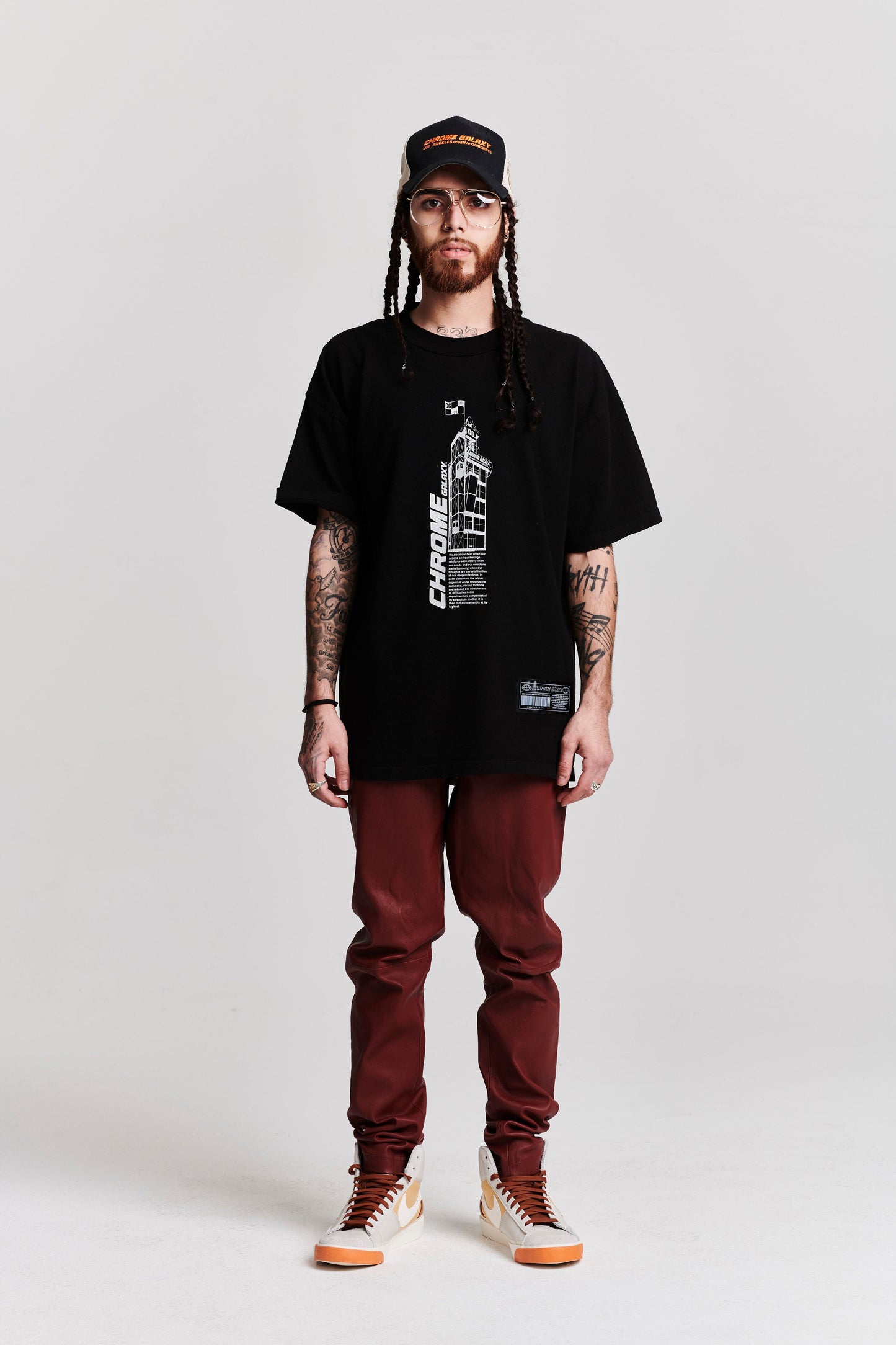 BUILDING OVERSIZED T-SHIRT BLACK
