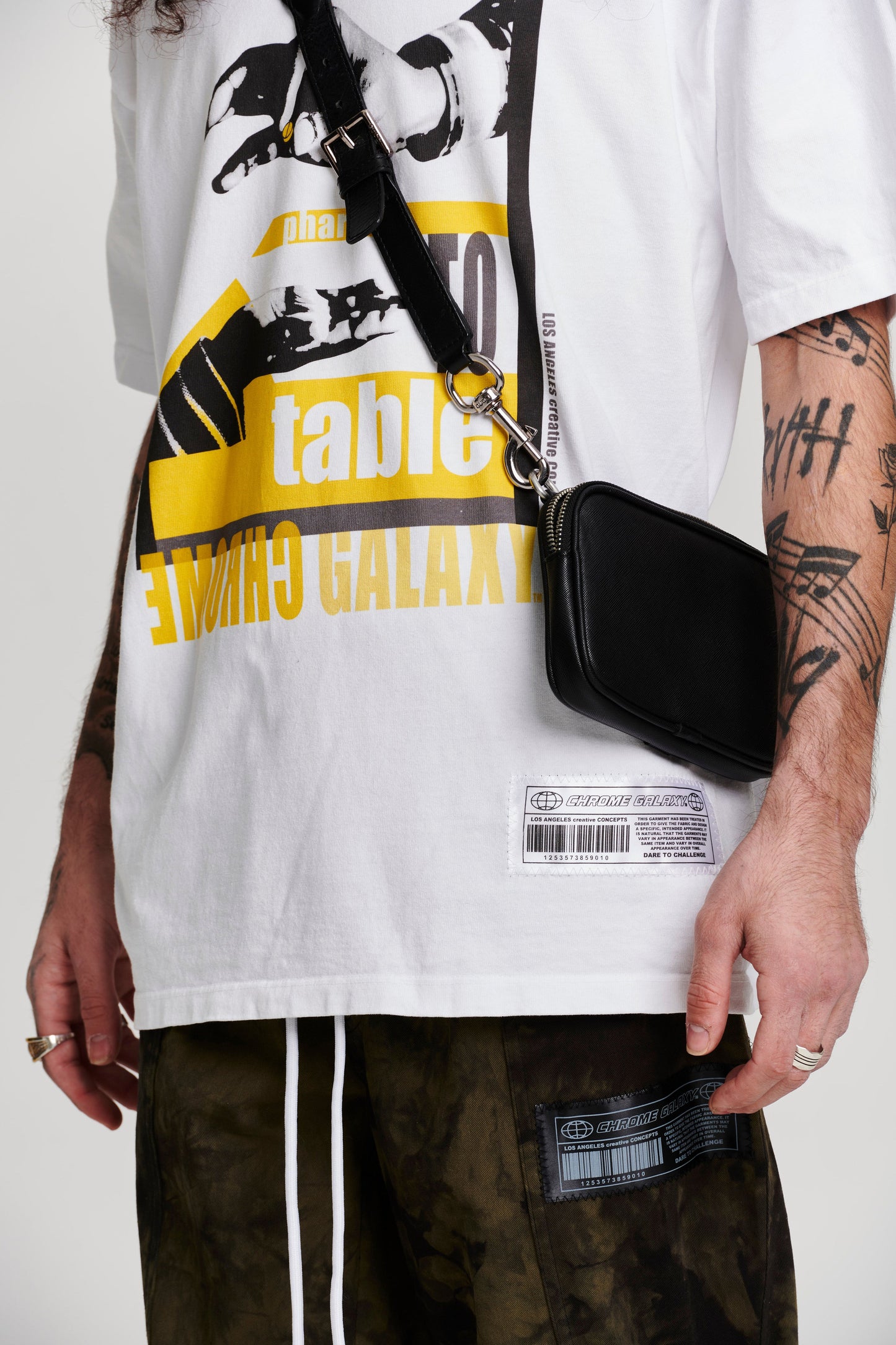 FARM TO TABLE FRONT PRESCRIPTION BACK SHORT SLEEVE TEE WHITE