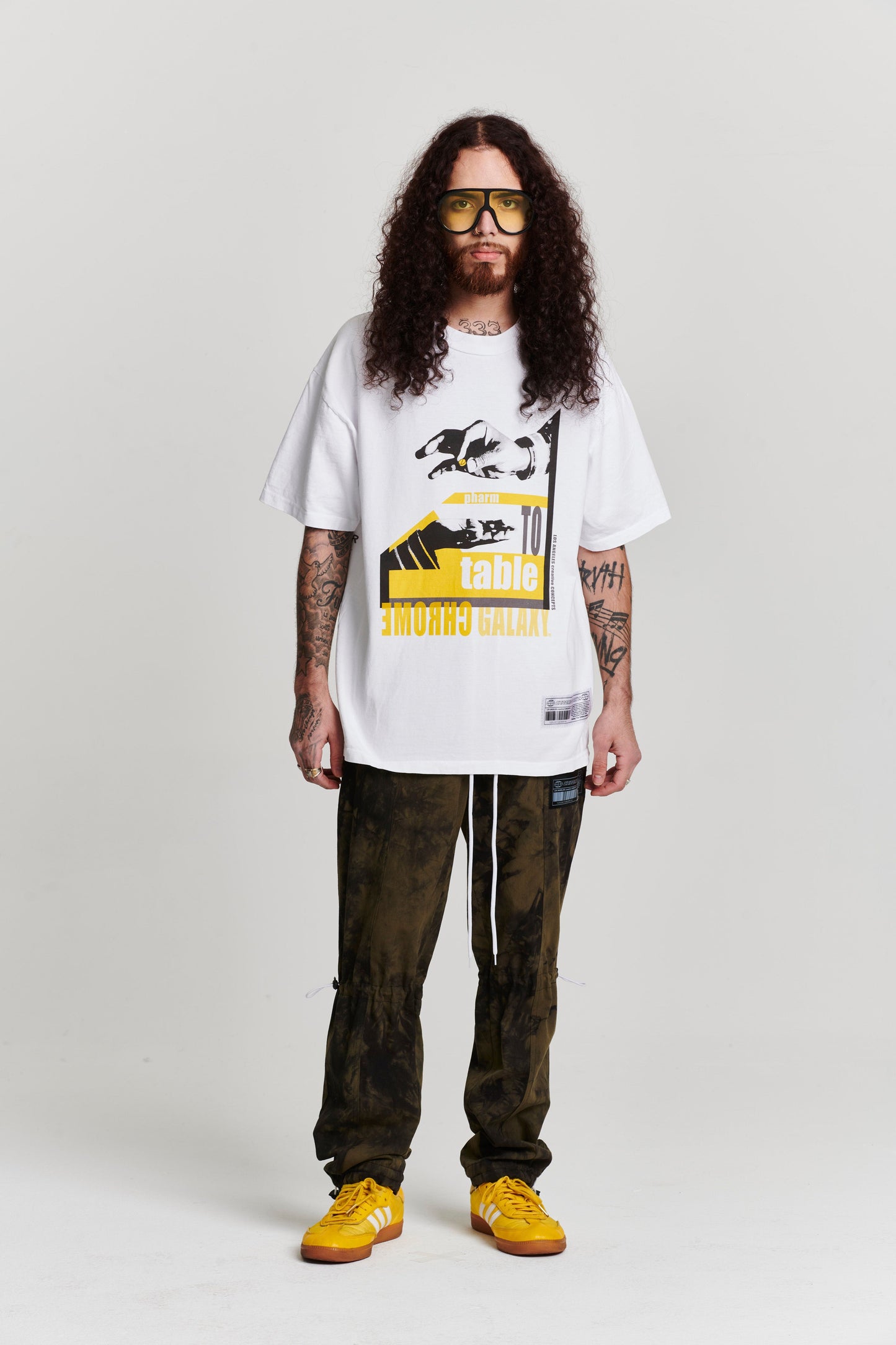 FARM TO TABLE FRONT PRESCRIPTION BACK SHORT SLEEVE TEE WHITE
