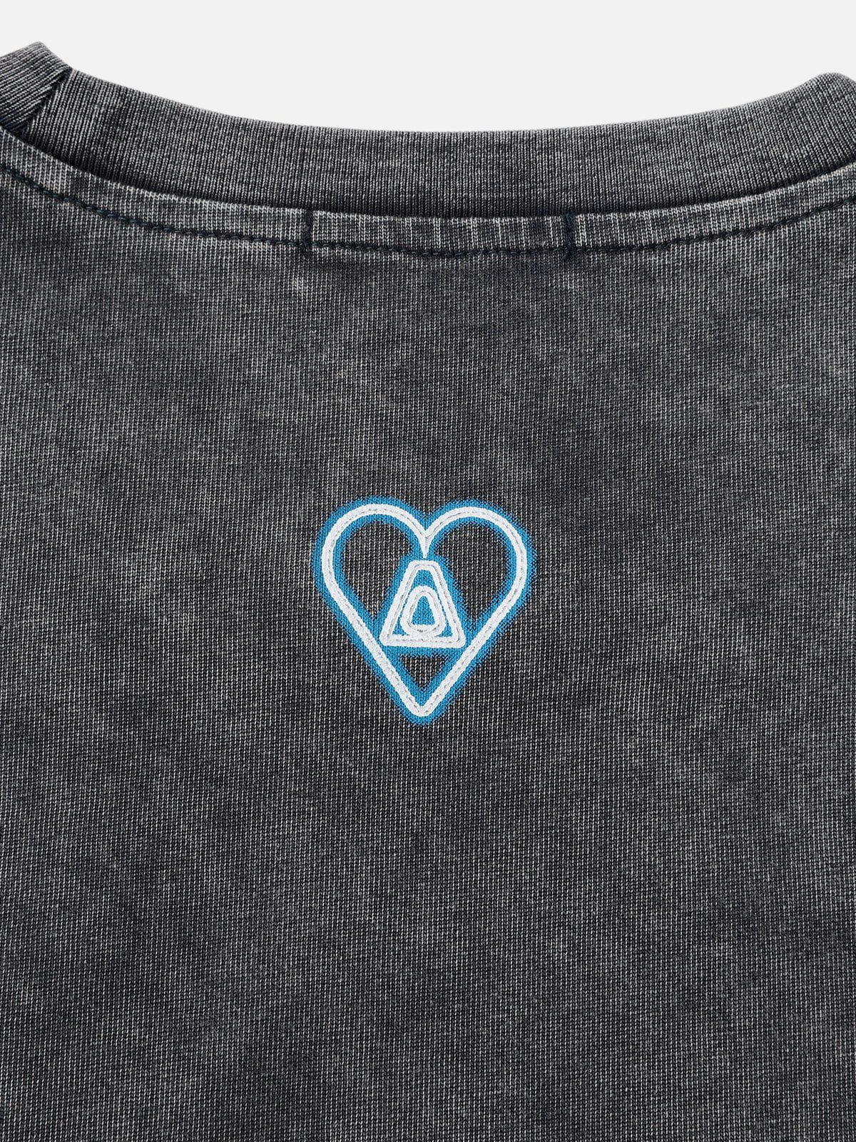 Aelfric Eden Washed Lightning Print Tee