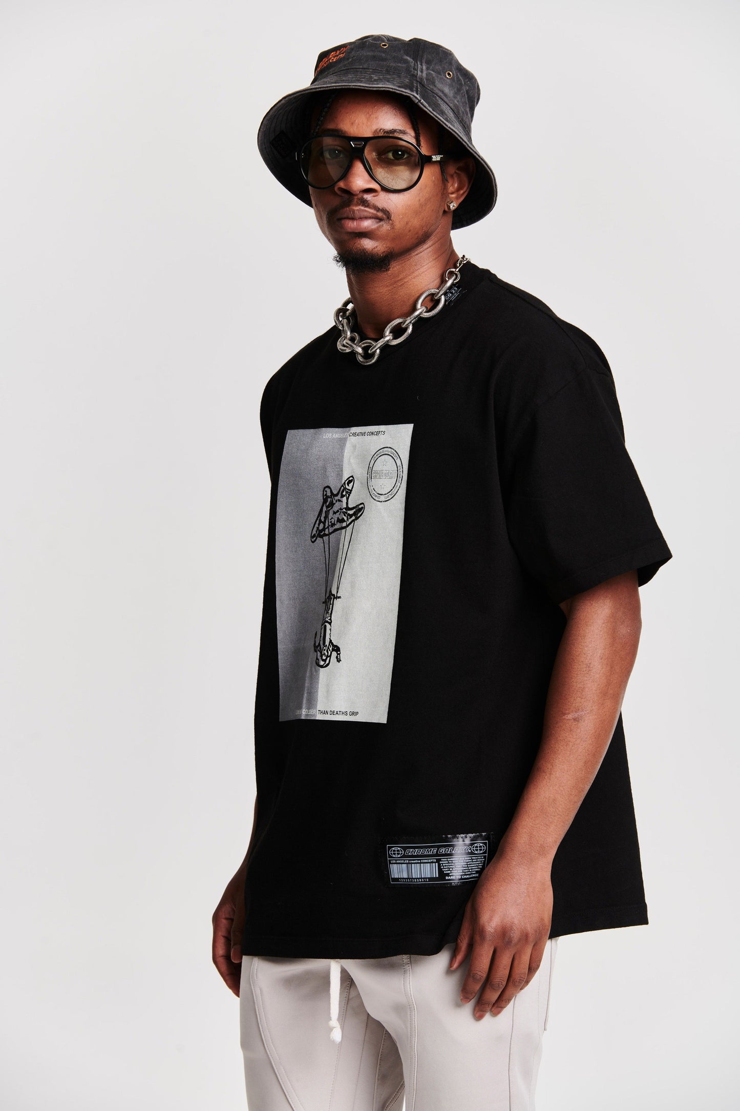 TRAPEZE ACROBAT SHORT SLEEVE TEE BLACK