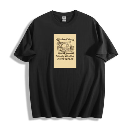 Workshop Mood Graphic Tee – Hardly Working Edition