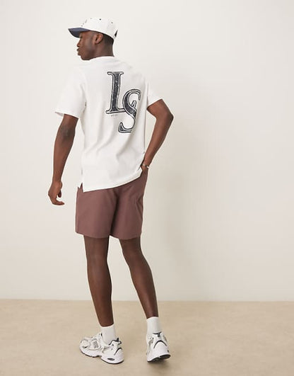 LS Monogram Graphic Tee – Vintage Letterpress Edition
