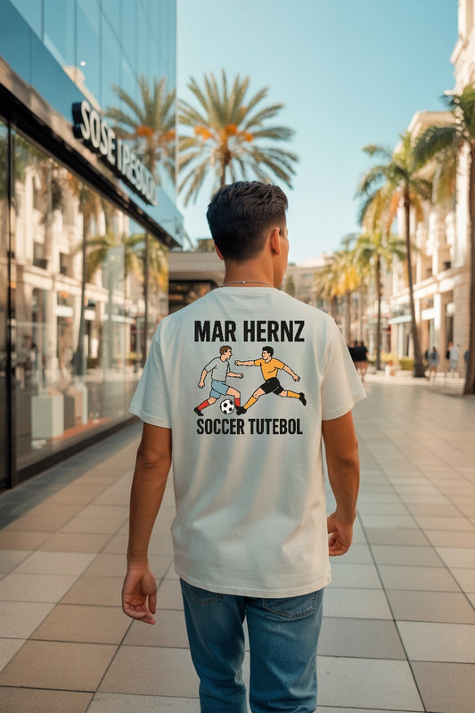 Soccer Tutebol Pixel Art Tee – Retro Football Street Edition