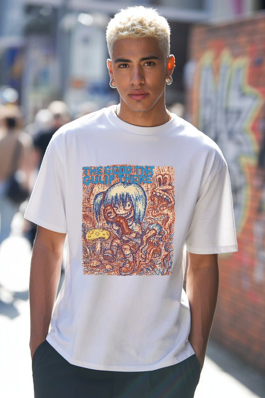 Psychedelic Gulp Graphic Tee – “THE GOOD THE GULP THERE” Edition